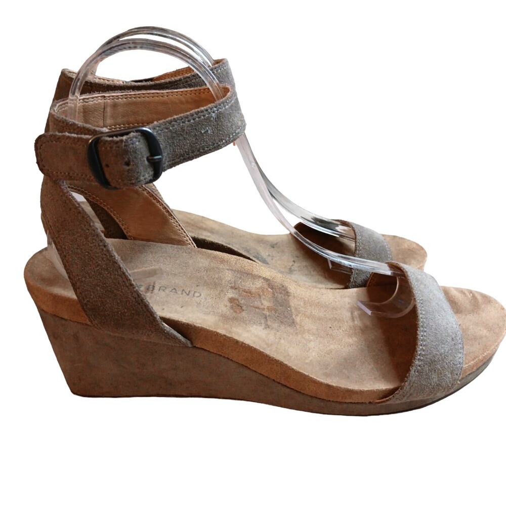 Lucky Brand Karstan Wedge sandals Beige size 9.5